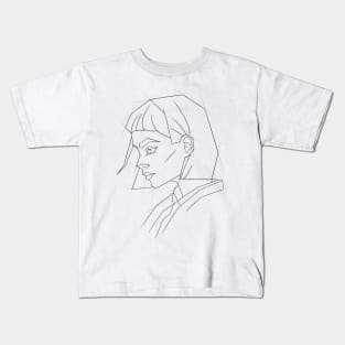 Line art Kids T-Shirt